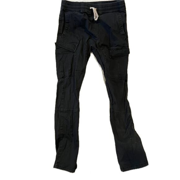 Pacsun Black Ankle Cuffed Joggers Mens S - Picture 1 of 3